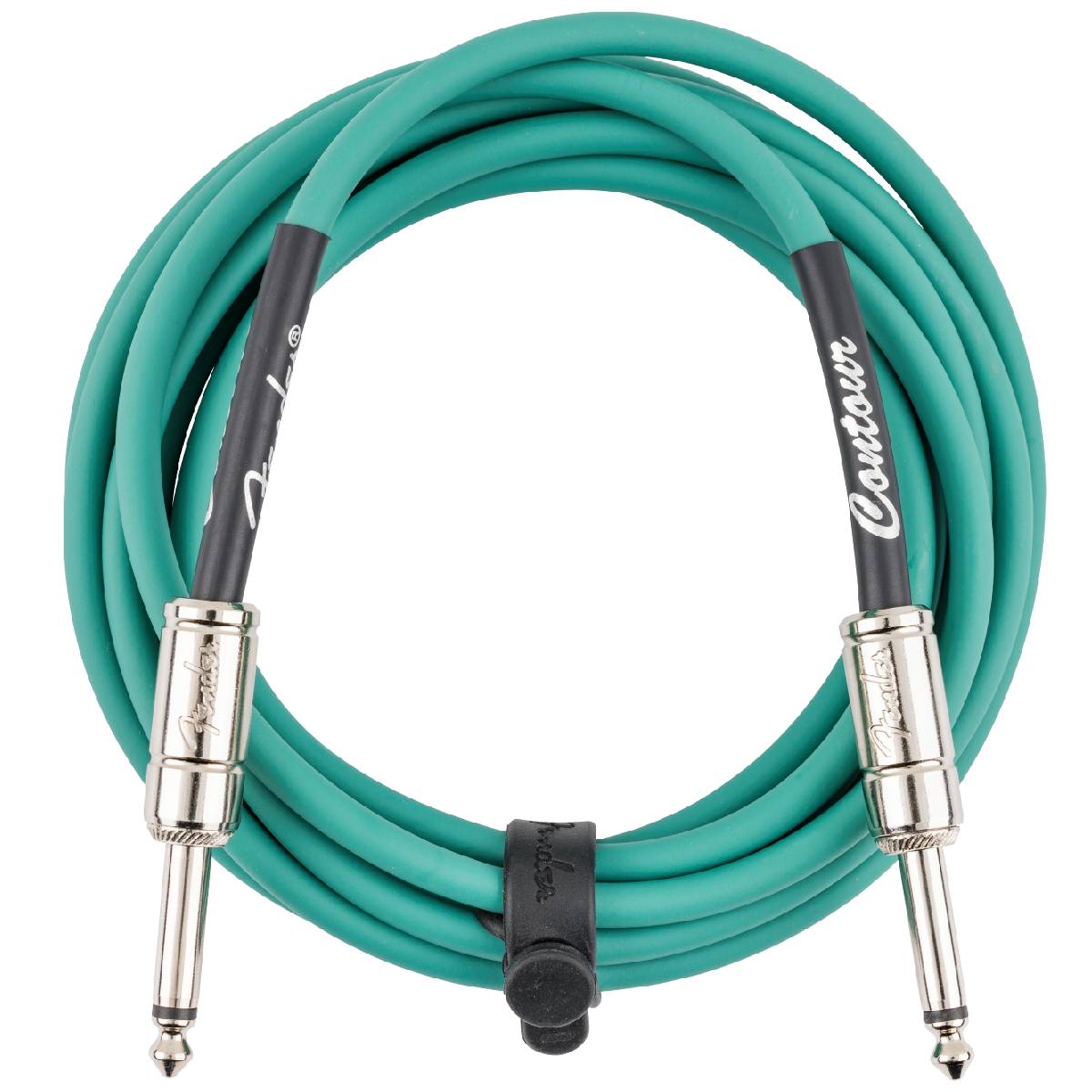 Fender Contour Series Instrument Cable 5.5m (18.6ft) Guitar Lead Sherwood Green - 0990571846