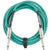 Fender Contour Series Instrument Cable 5.5m (18.6ft) Guitar Lead Sherwood Green - 0990571846