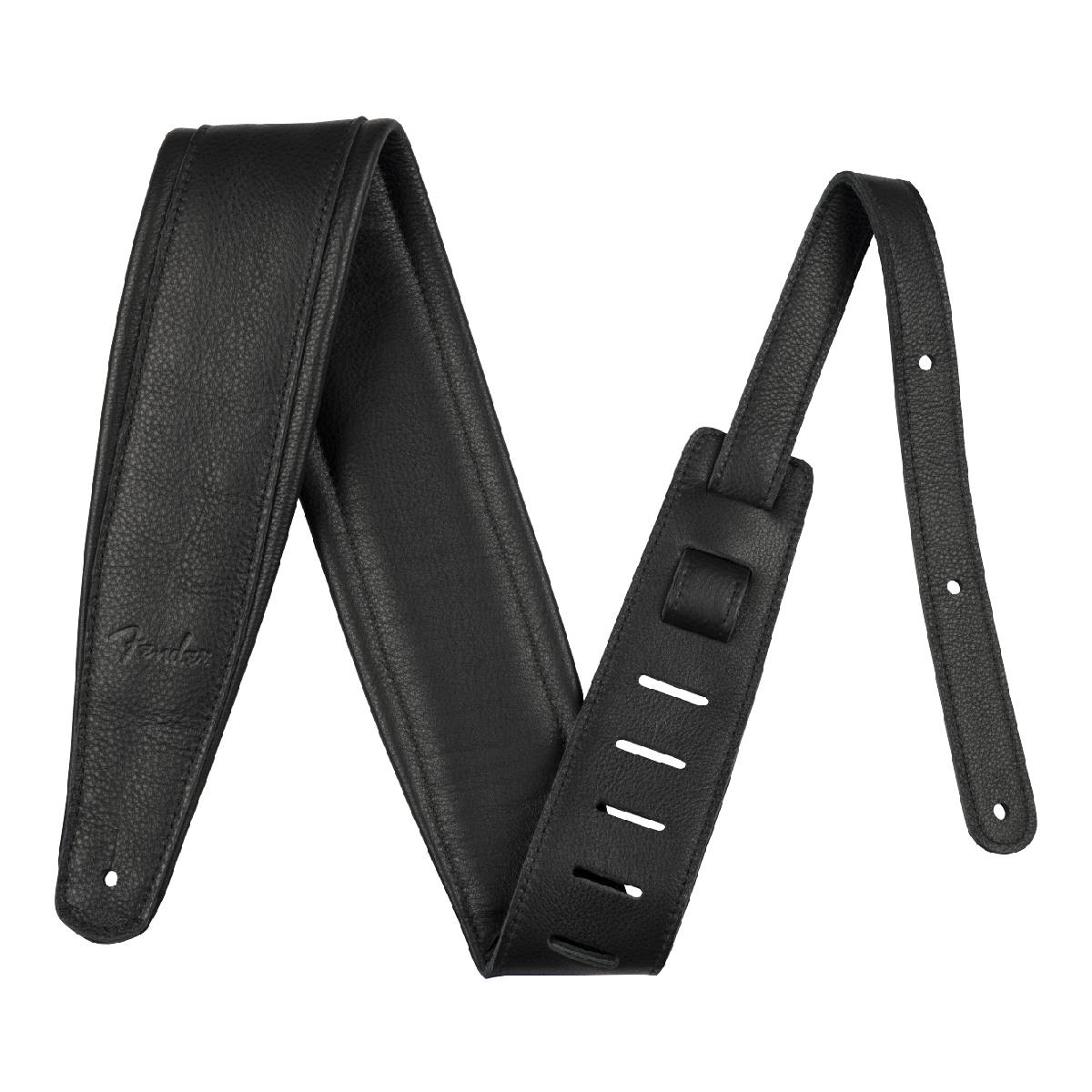 Fender Guitar Strap 3.5inch Premium Leather Black - 0990622106