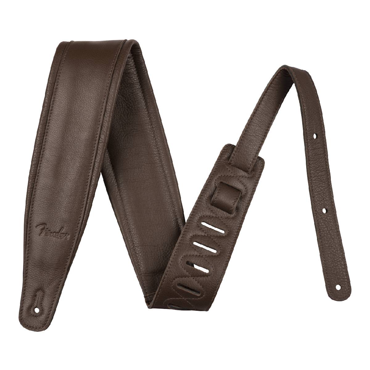 Fender Guitar Strap 3.5inch Premium Leather Brown - 0990622103