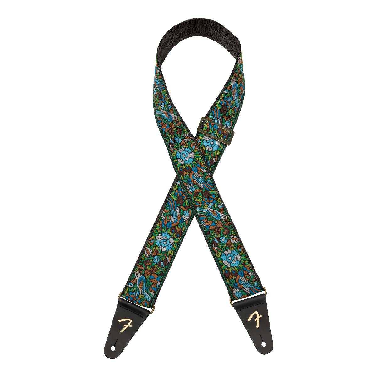 Fender Guitar Strap Mosaic Jacquard Green - 0990638098