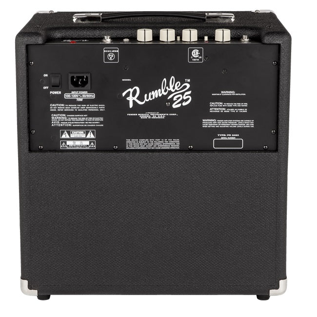 Fender Rumble 25 V3 Bass Guitar Amplifier 1x8Inch 25W Combo Amp - 2370203900