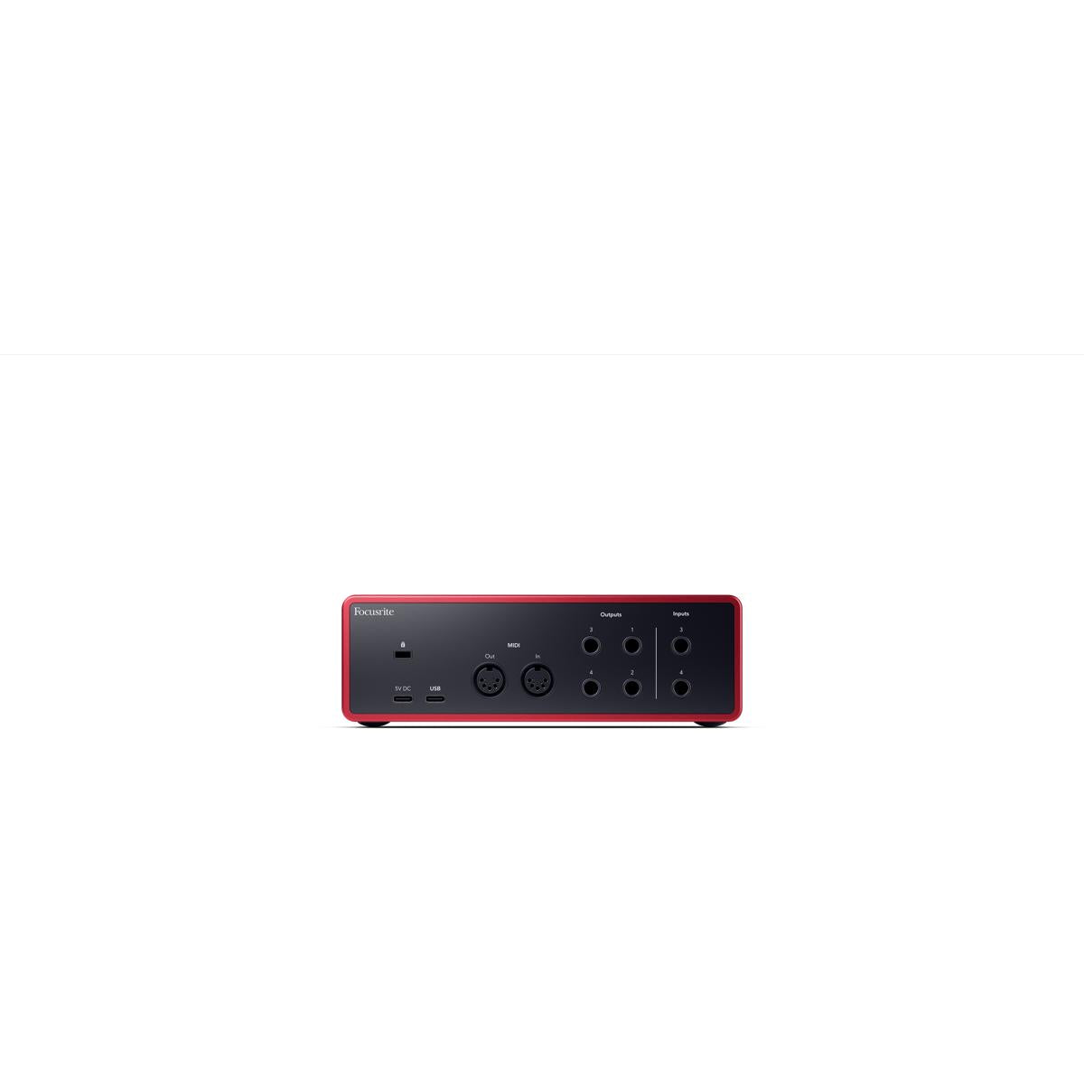 Focusrite Scarlett 4i4 USB Audio Interface (Generation 4) 4-in/4-out