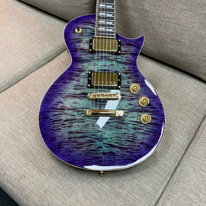 ESP USA Eclipse Electric Guitar Quilted Maple Purple Haze w/ EMGs
