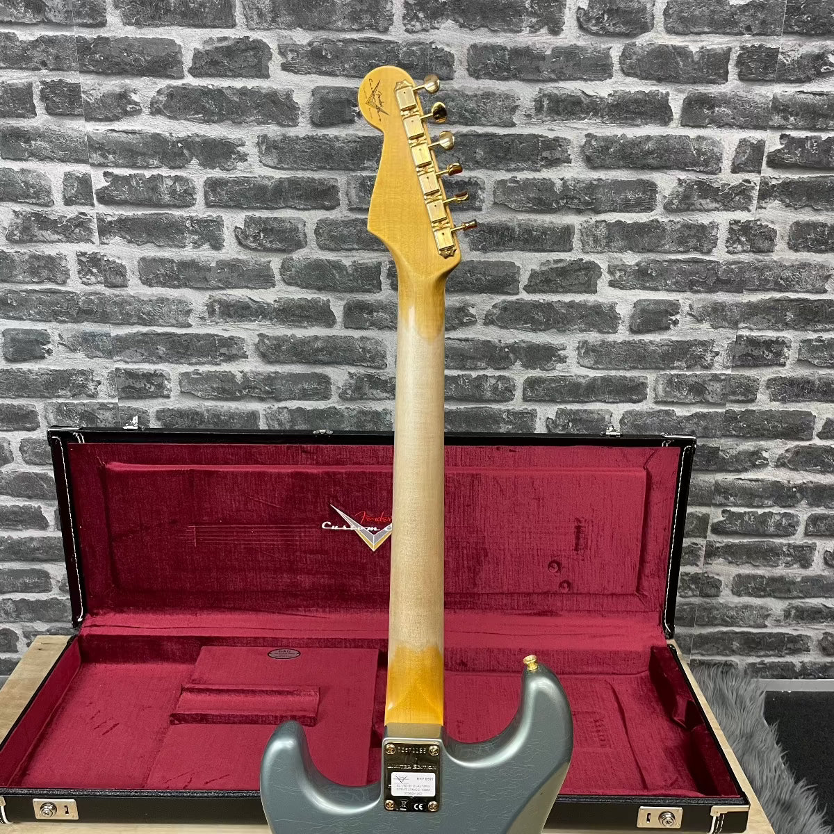 Fender Custom Shop Limited Edition 1965 Dual-Mag Stratocaster Electric Guitar RW Aged Blue Ice Metallic - Journeyman Relic - 9236081269