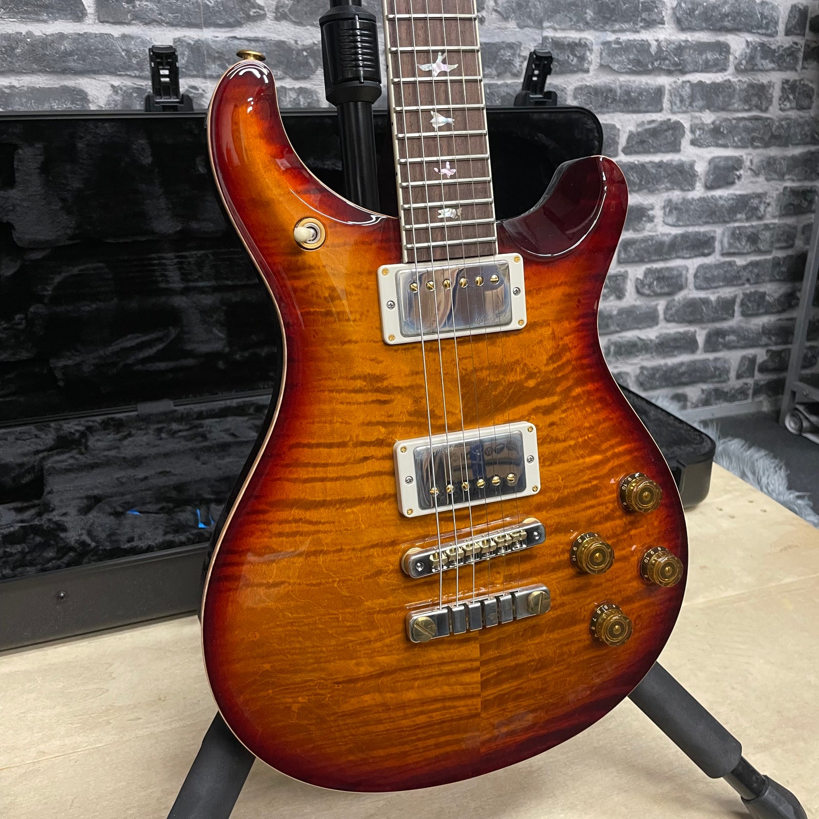 PRS Paul Reed Smith Core McCarty 594 Electric Guitar Dark Cherry Sunburst - 10 Top