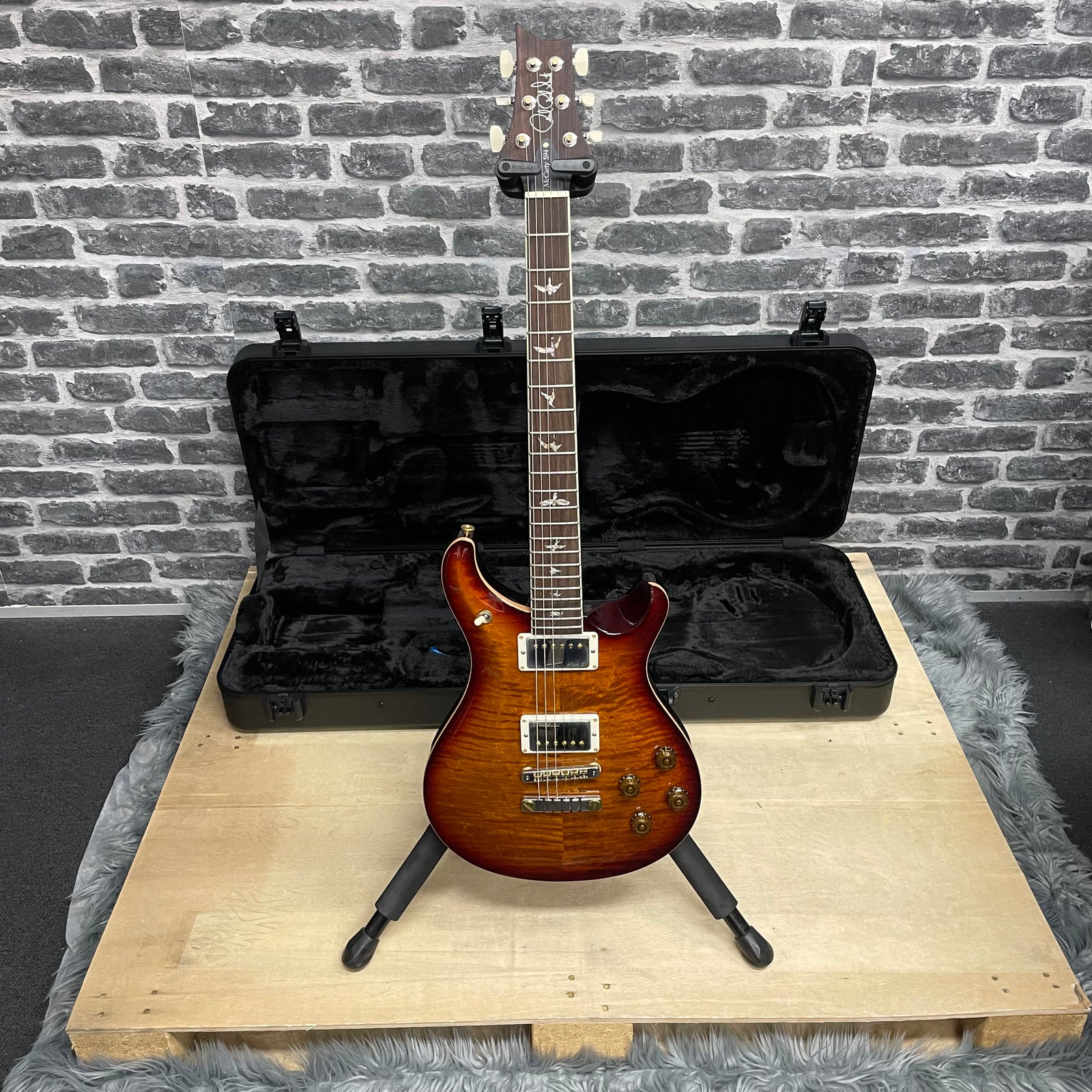 PRS Paul Reed Smith Core McCarty 594 Electric Guitar Dark Cherry Sunburst - 10 Top