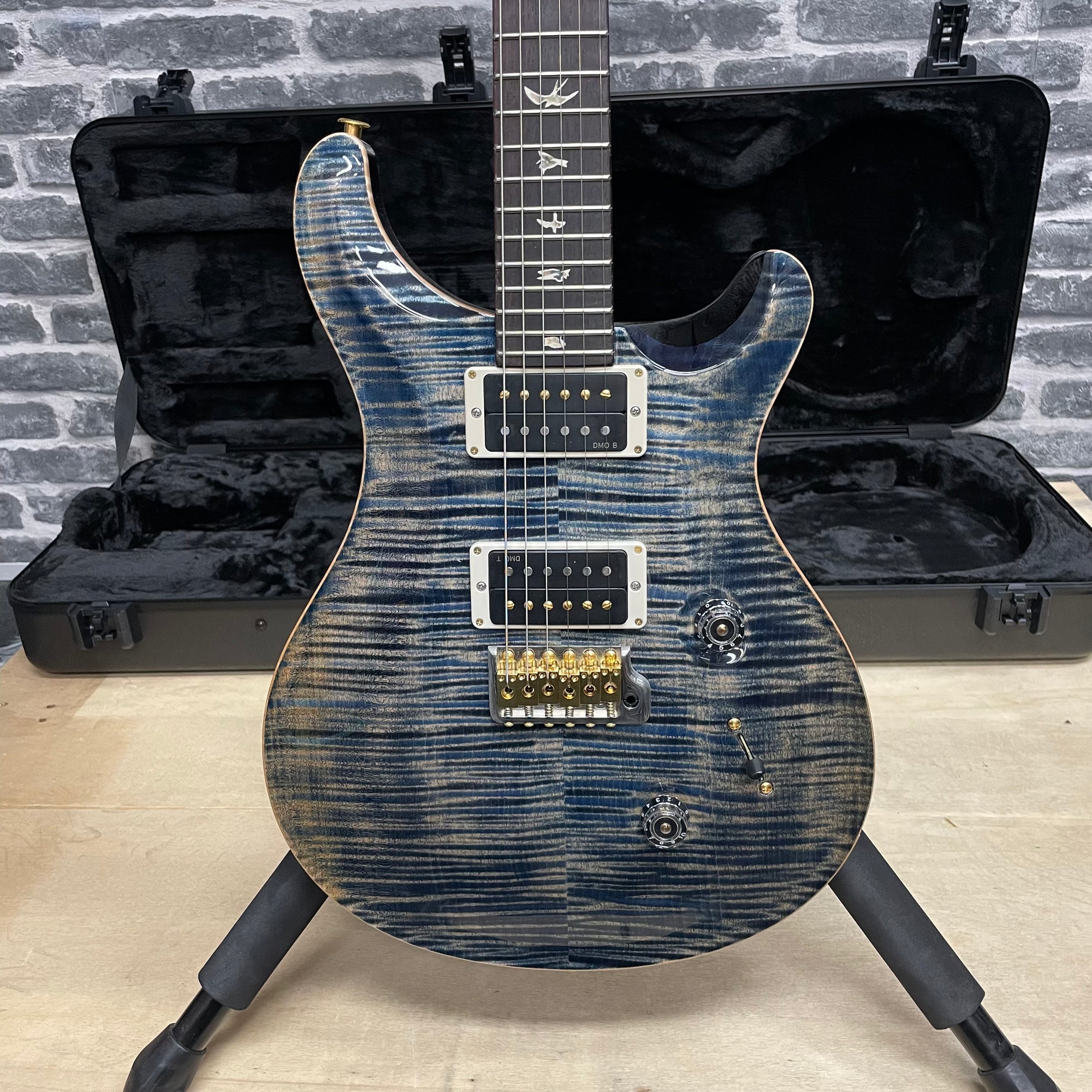 PRS Paul Reed Smith Core Custom 24 Electric Guitar Faded Whale Blue - Pattern Thin Neck 10 Top
