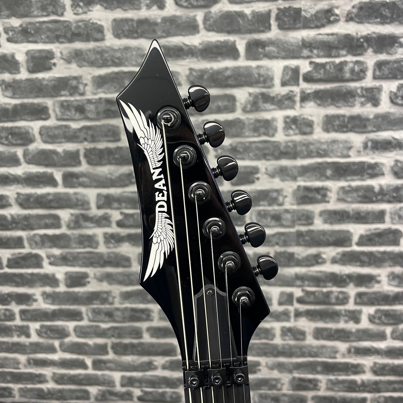 Dean USA Morningstar Custom Shop Electric Guitar Black w/ Floyd
