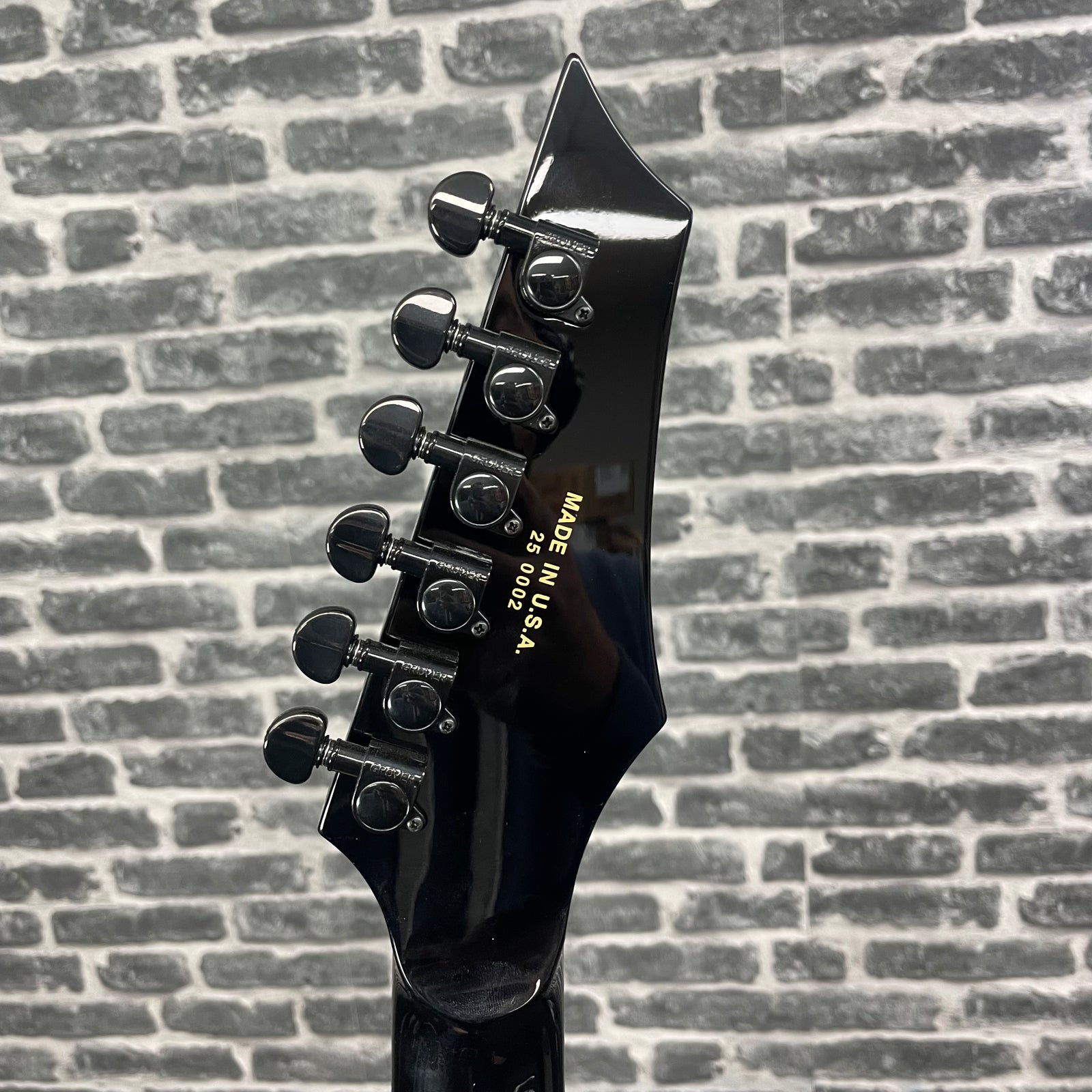 Dean USA Morningstar Custom Shop Electric Guitar Black w/ Floyd