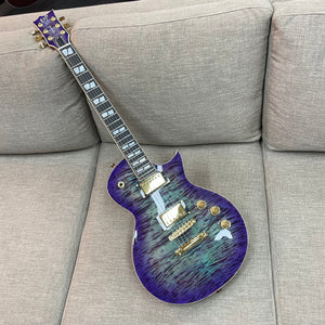 ESP USA Eclipse Electric Guitar Quilted Maple Purple Haze w/ EMGs