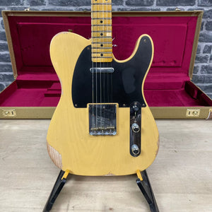 Fender Custom Shop Limited Edition '53 Telecaster Electric Guitar MN Aged Nocaster Blonde - Relic - 9236080869