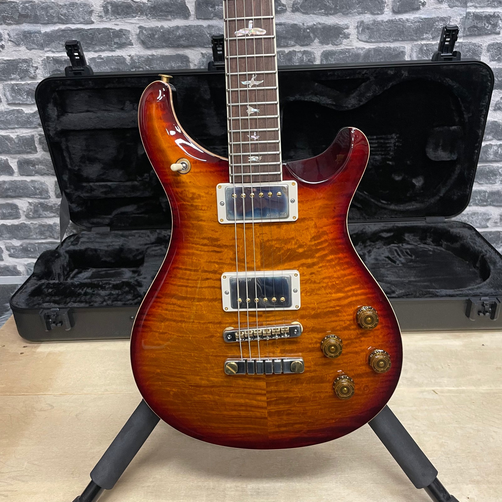 PRS Paul Reed Smith Core McCarty 594 Electric Guitar Dark Cherry Sunburst - 10 Top