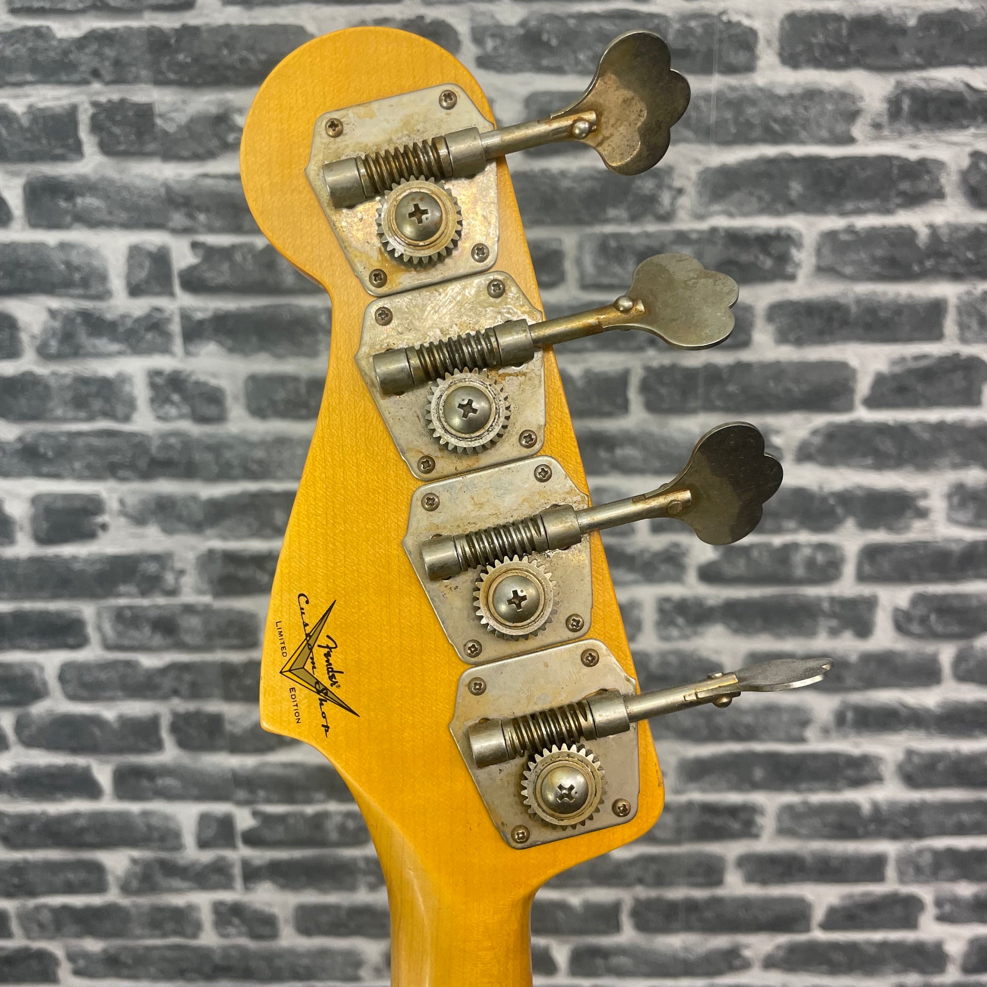 Fender Custom Shop Limited Edition '59 Precision Bass Guitar Aged Black - Relic - 9236081264