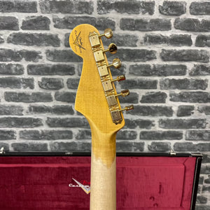 Fender Custom Shop Limited Edition 1965 Dual-Mag Stratocaster Electric Guitar RW Aged Blue Ice Metallic - Journeyman Relic - 9236081269