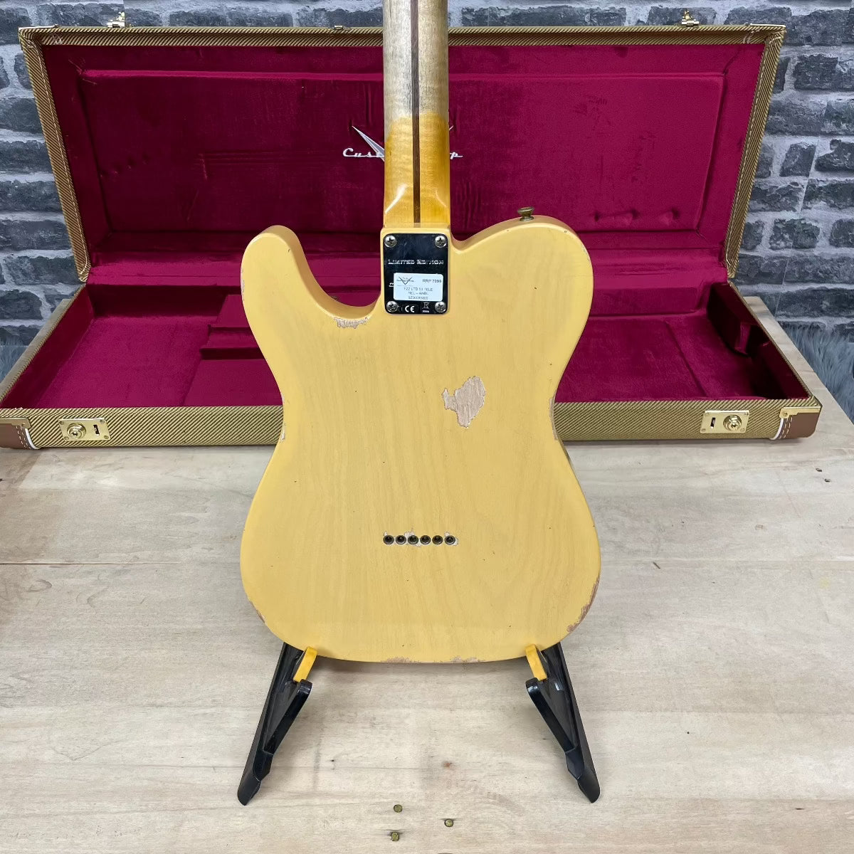 Fender Custom Shop Limited Edition '53 Telecaster Electric Guitar MN Aged Nocaster Blonde - Relic - 9236080869