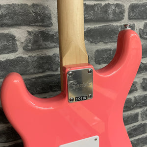Fender Squier Sonic Stratocaster HSS Electric Guitar Tahitian Coral - 0373202511 - Minor Damage