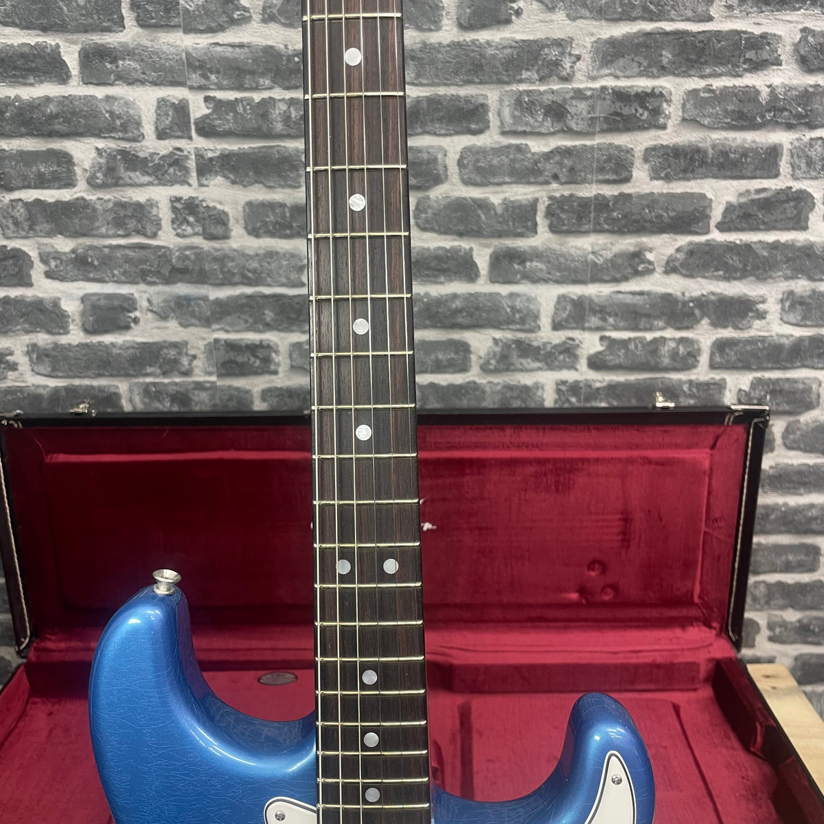 Fender Custom Shop Limited Edition 1966 Stratocaster Electric Guitar Aged Lake Placid Blue - Deluxe Closet Classic - 9236910199