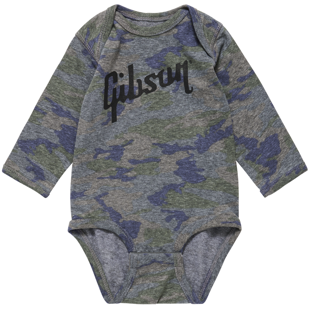 Gibson Camo Baby Onesie Camo 6/12M - GA-BABY-CMO-12M