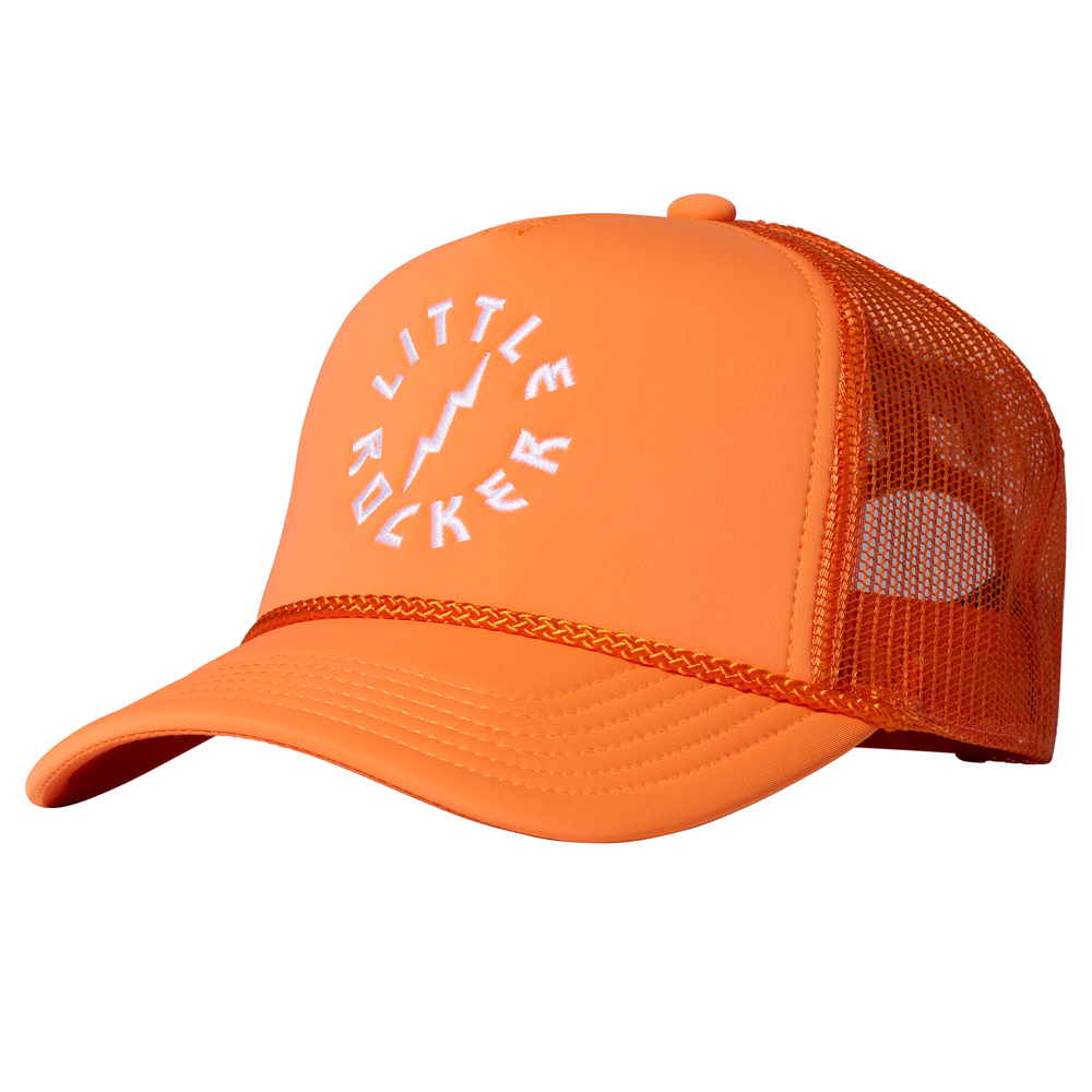 Gibson Kids Little Rocker Trucker Hat Orange - GA-KIDS-LR-TH