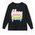Gibson Kids Rainbow Logo Longsleeve T-Shirt Black Small - GA-KIDS-LS-RNBW-SM