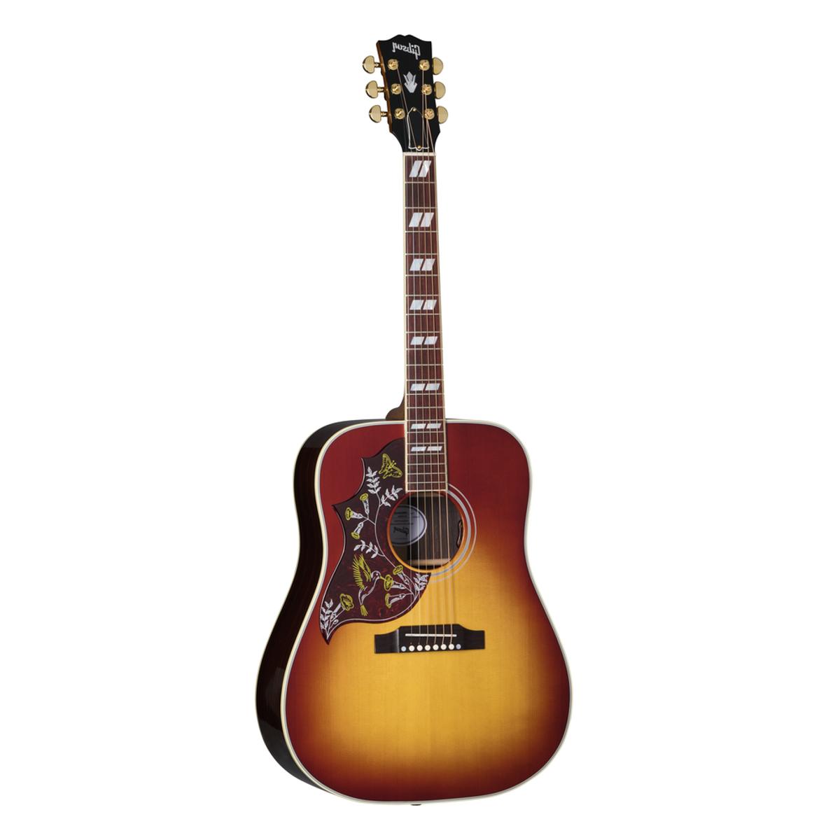 Gibson Hummingbird Standard Rosewood Acoustic Guitar Left-Handed Rosewood Burst w/ Pickup & Hardcase