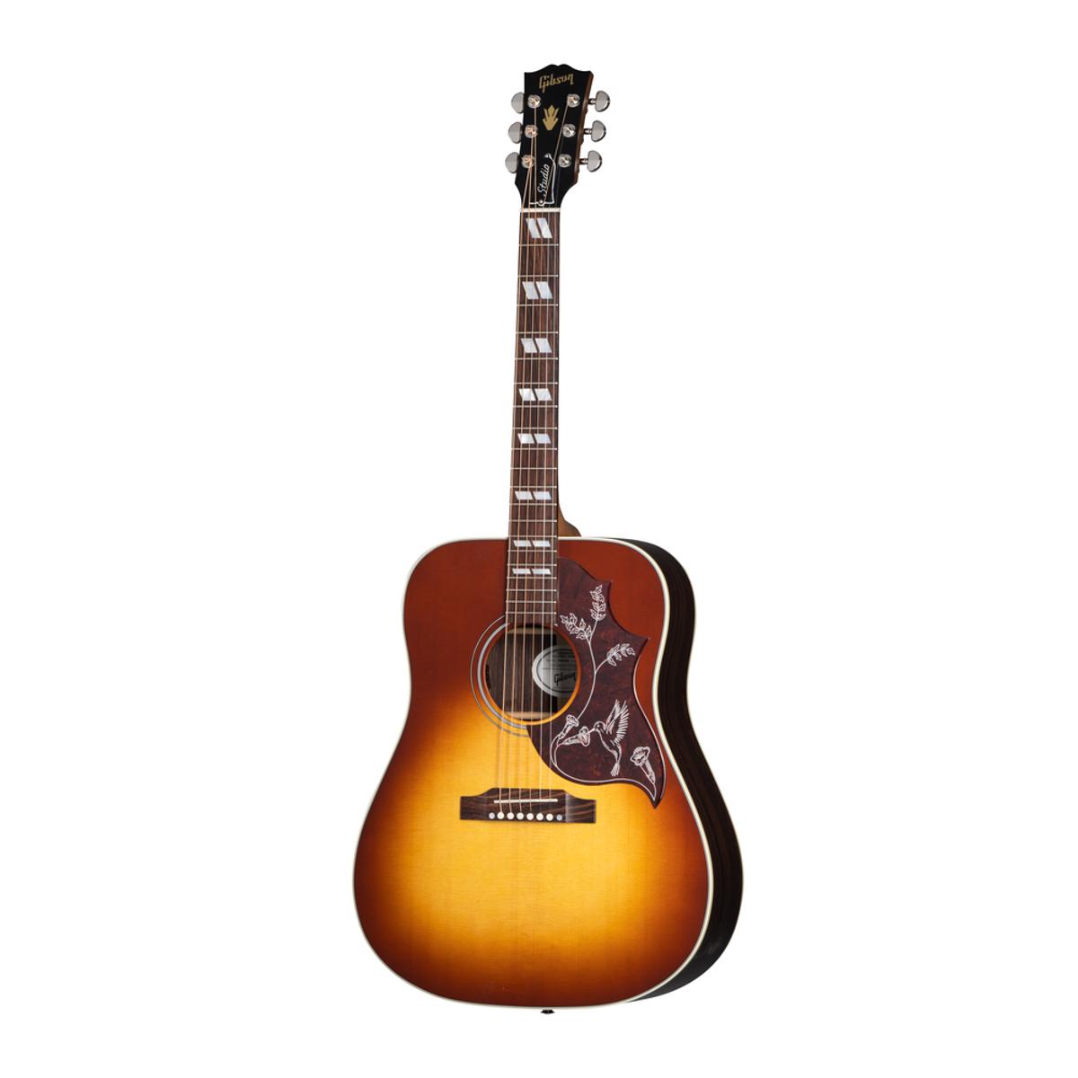 Gibson Hummingbird Studio Rosewood Acoustic Guitar Satin Rosewood Burst w/ Pickup & Hardcase