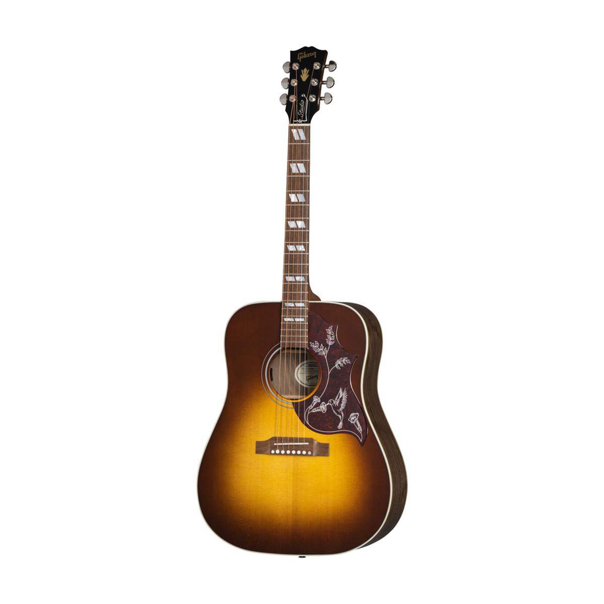 Gibson Hummingbird Studio Walnut Acoustic Guitar Satin Walnut Burst w/ Pickup & Hardcase