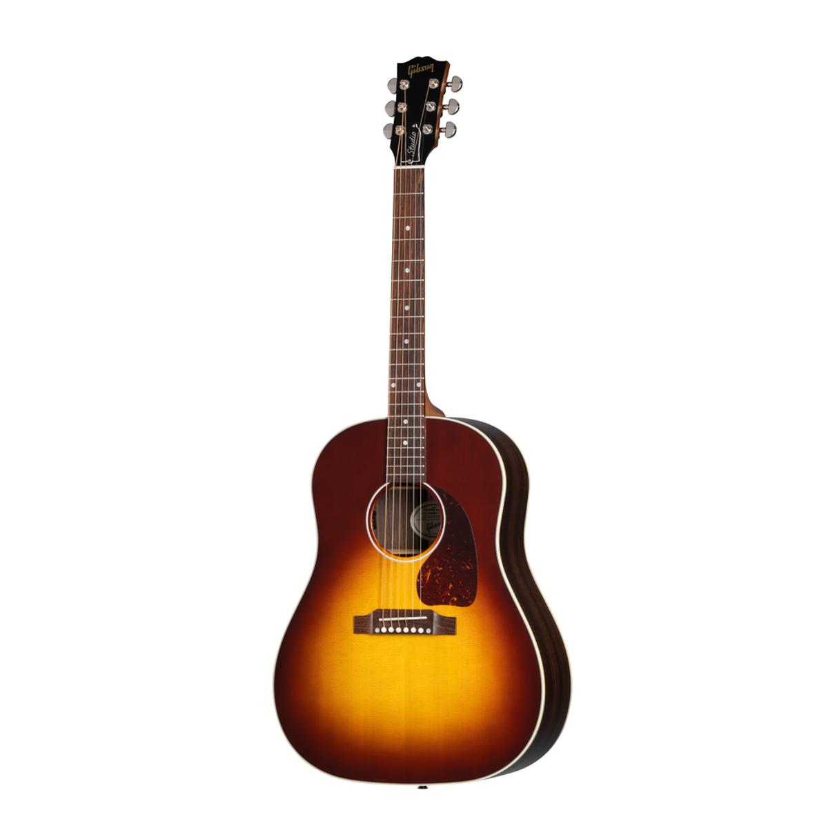 Gibson J-45 Studio Rosewood Acoustic Guitar Satin Rosewood Burst w/ Pickup & Hardcase