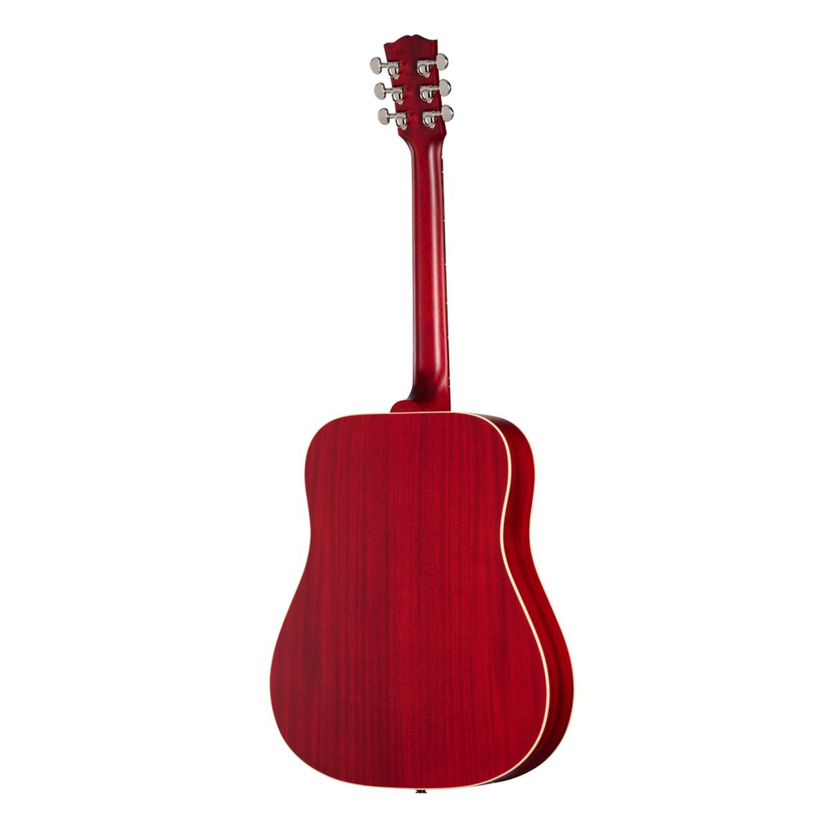 Gibson Hummingbird Special Acoustic Guitar Satin Vintage Cherry Burst w/ Pickup & Hardcase - MCSSHBSPCVCS