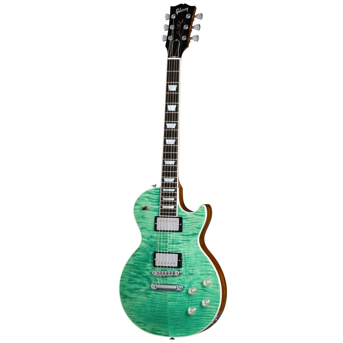 Gibson Les Paul Modern LP Electric Guitar Figured Seafoam Green w/ Hard Case - LPM01SFCH1