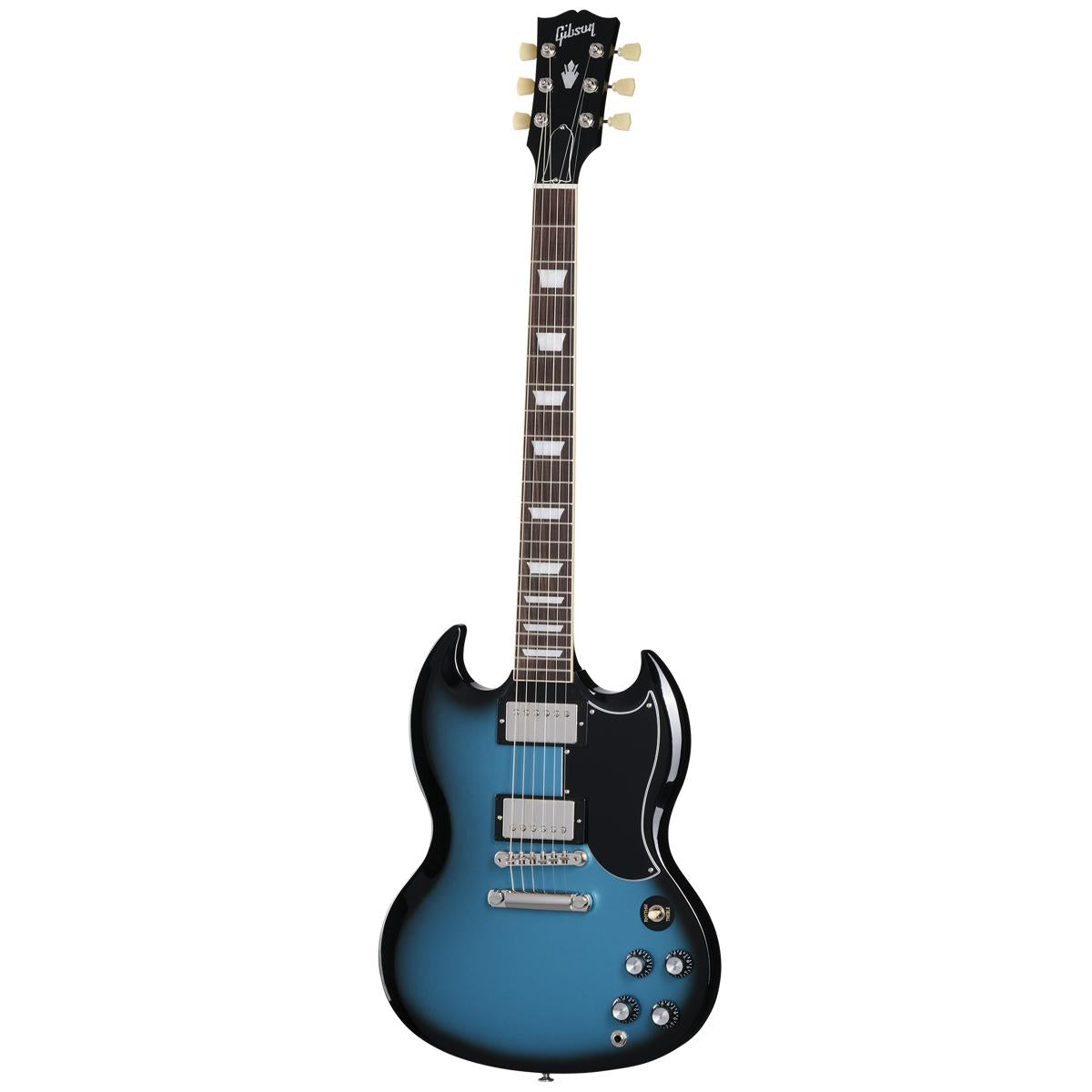 Gibson SG Standard 61 Electric Guitar Pelham Blue Burst w/ Hardcase - SG6100PKNH1