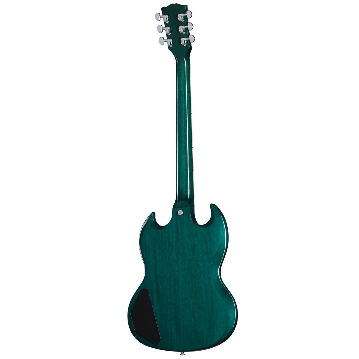 Gibson SG Standard Electric Guitar Translucent Teal w/ Softshell Case - SGS00TLCH1