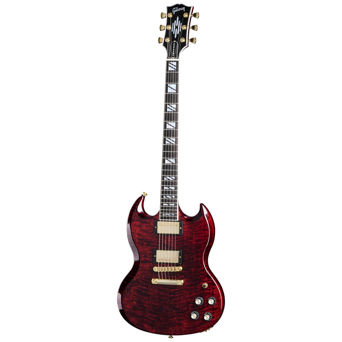 Gibson SG Supreme Electric Guitar Wine Red - SGSU00WRGH1