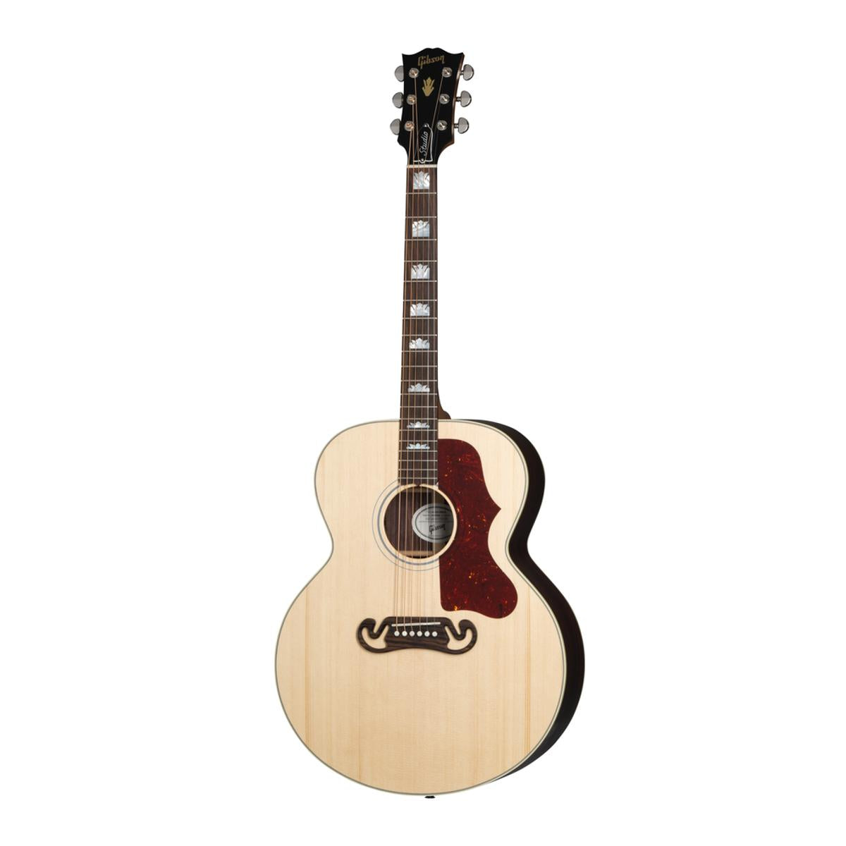 Gibson SJ-200 Studio Rosewood Acoustic Guitar Satin Natural w/ Pickup & Hardcase