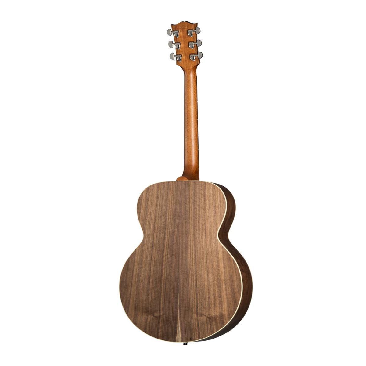 Gibson SJ-200 Studio Walnut Acoustic Guitar Satin Walnut Burst w/ Pickup & Hardcase - MCJB2SWSWB