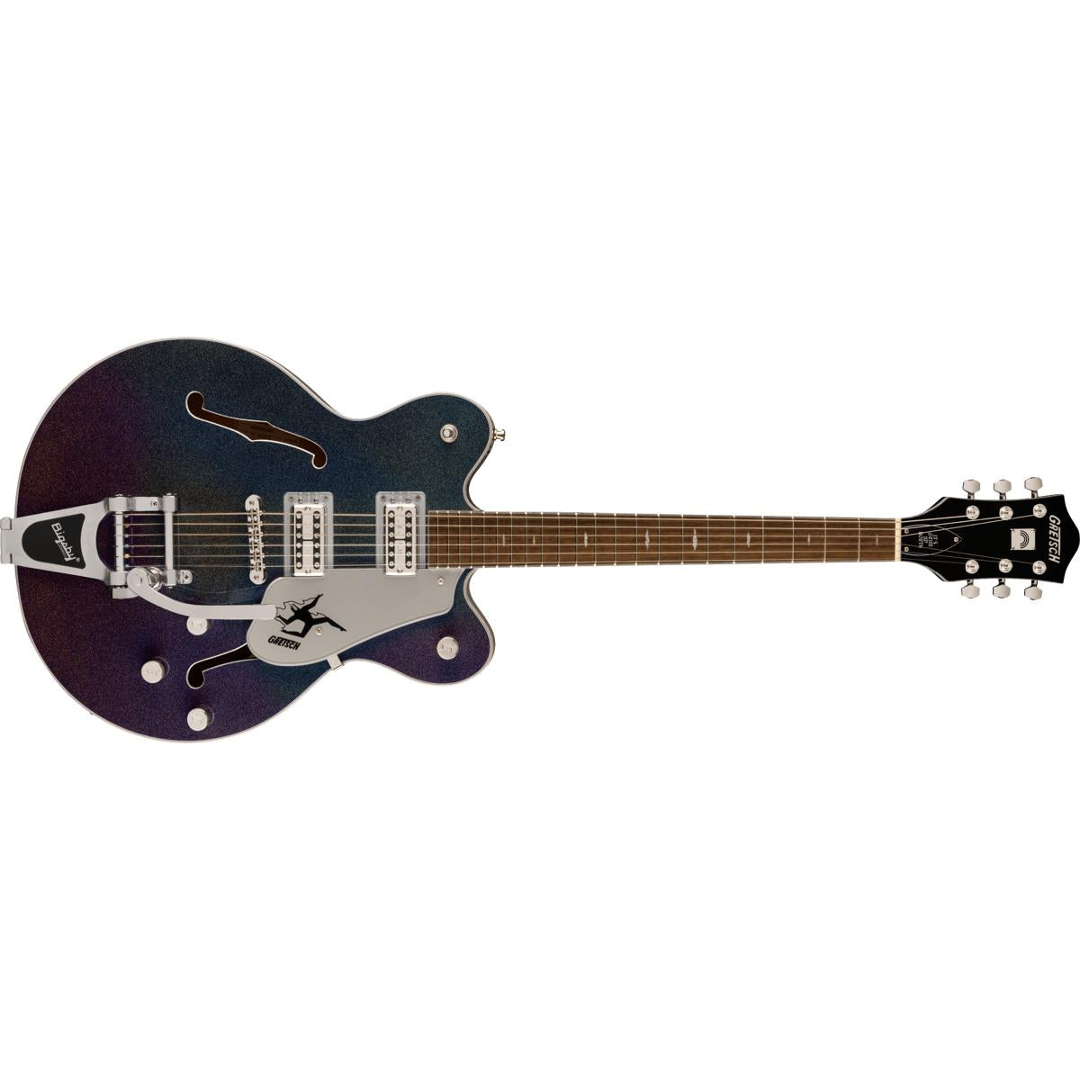 Gretsch Electromatic John Gourley Signature Broadkaster Center Block Electric Guitar Iridescent Black - 2508612581