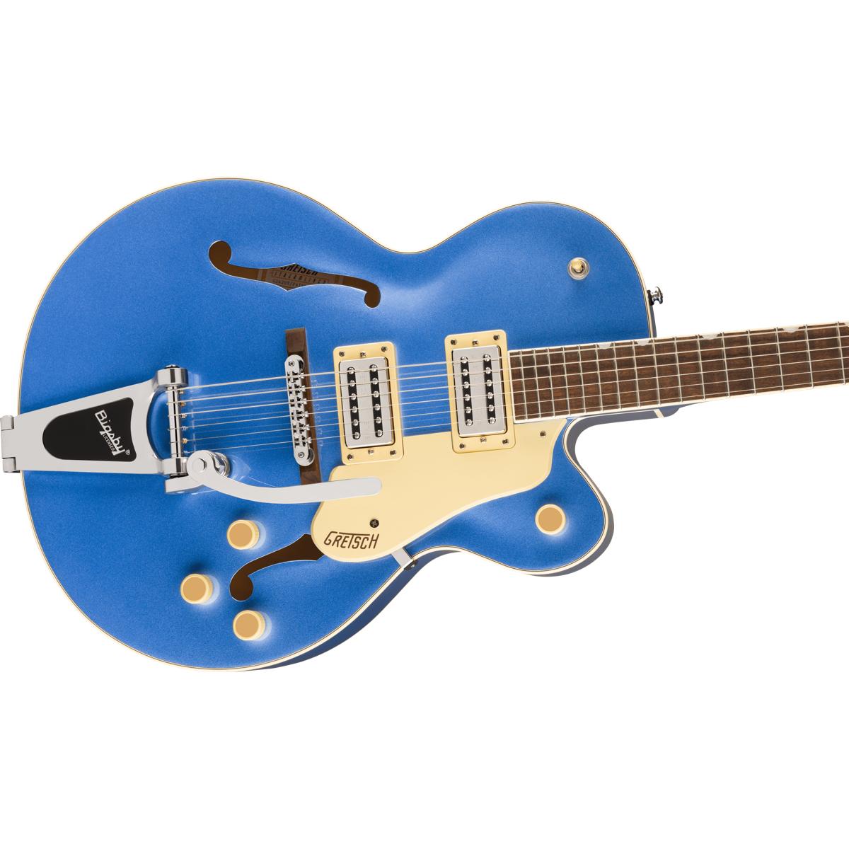 Gretsch G2420T Streamliner Hollow Body Electric Guitar Fairlane Blue w/ Bigsby & BroadTron BT-3S - 2807205570