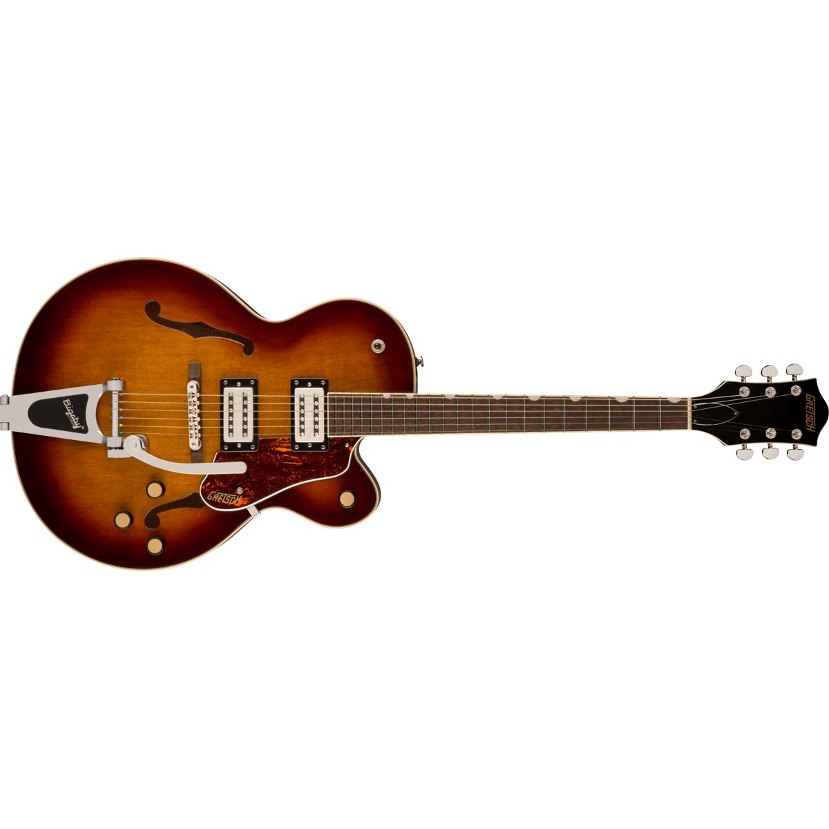 Gretsch G2420T Streamliner Hollow Body Electric Guitar Havana Burst w/ Bigsby &amp; BroadTron BT-3S Pickups - 2807200531