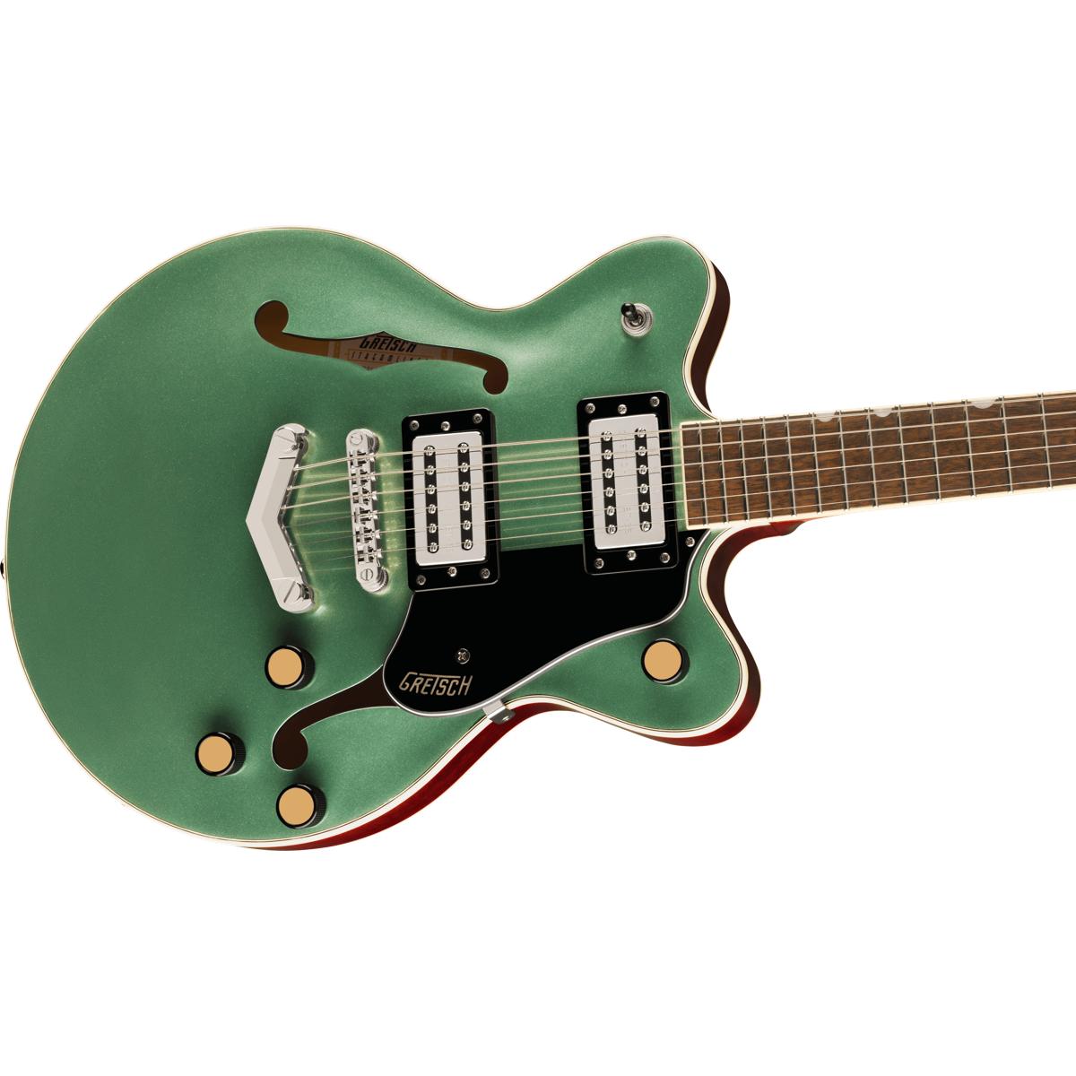 Gretsch G2655 Streamliner Center Block Jr. Double-Cut Electric Guitar Steel Olive w/ V-Stoptail - 2817100530
