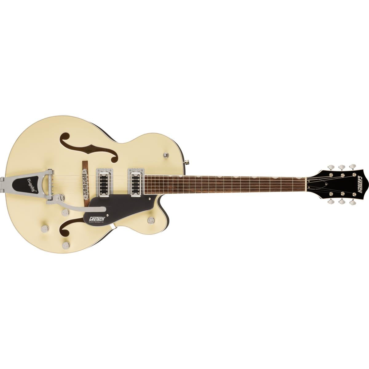 Gretsch G5420T Electromatic Classic Hollow Body Single-Cut Electric Guitar w/ Bigsby Two-Tone Vintage White/London Grey - 2506115572