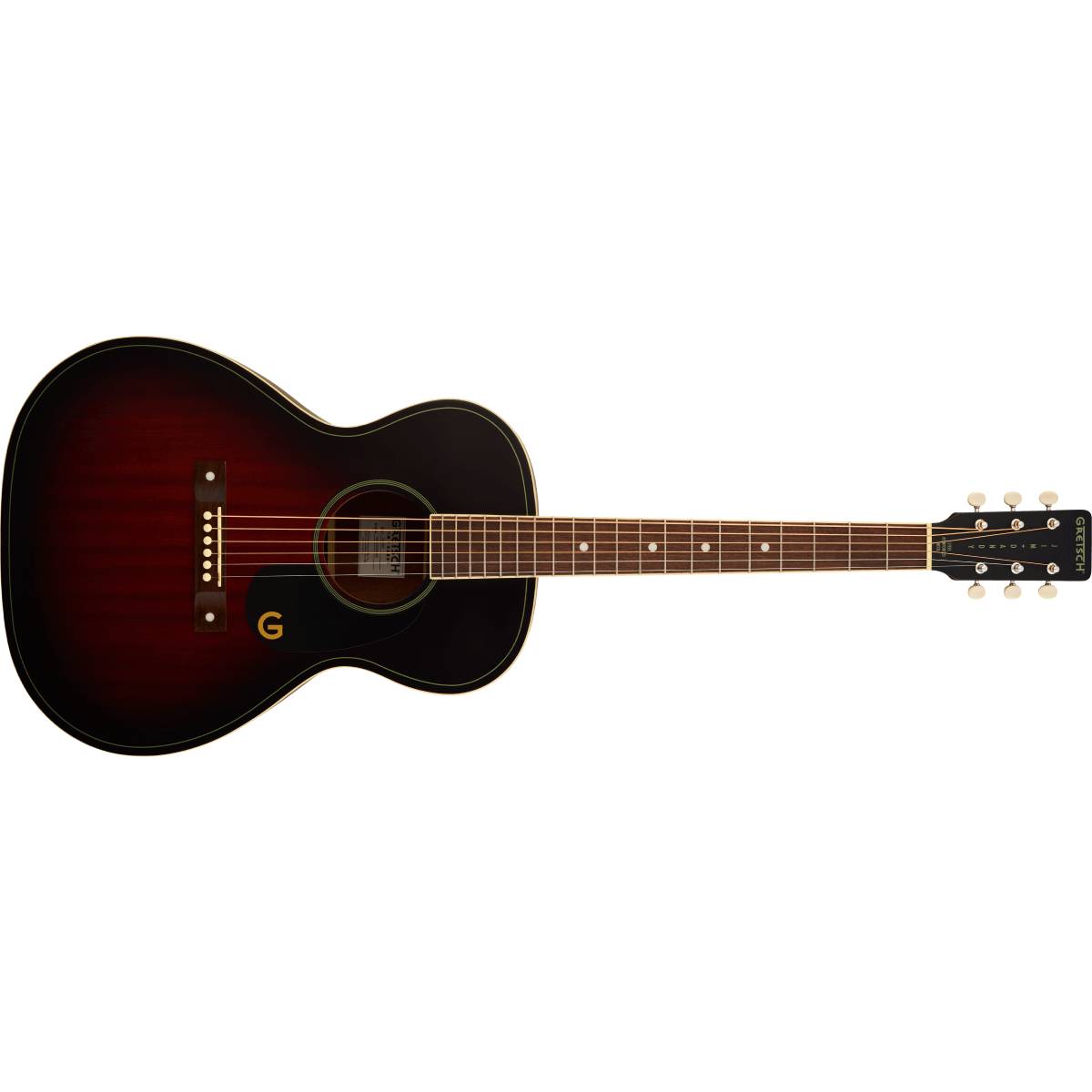 Gretsch Jim Dandy Signature Concert Acoustic Guitar Deep Cherry Burst - 2711100530