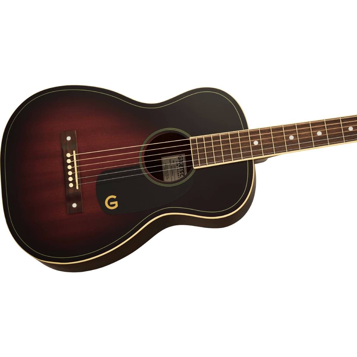 Gretsch Jim Dandy Signature Parlor Acoustic Guitar Deep Cherry Burst - 2711000530