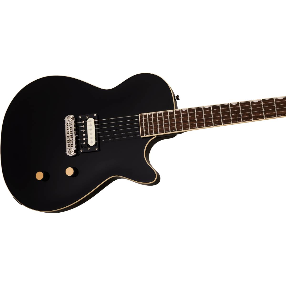 Gretsch Streamliner Jet 1 Pickup Electric Guitar Jet Black - 2814103506