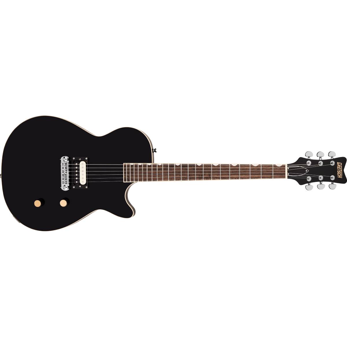Gretsch Streamliner Jet 1 Pickup Electric Guitar Jet Black - 2814103506
