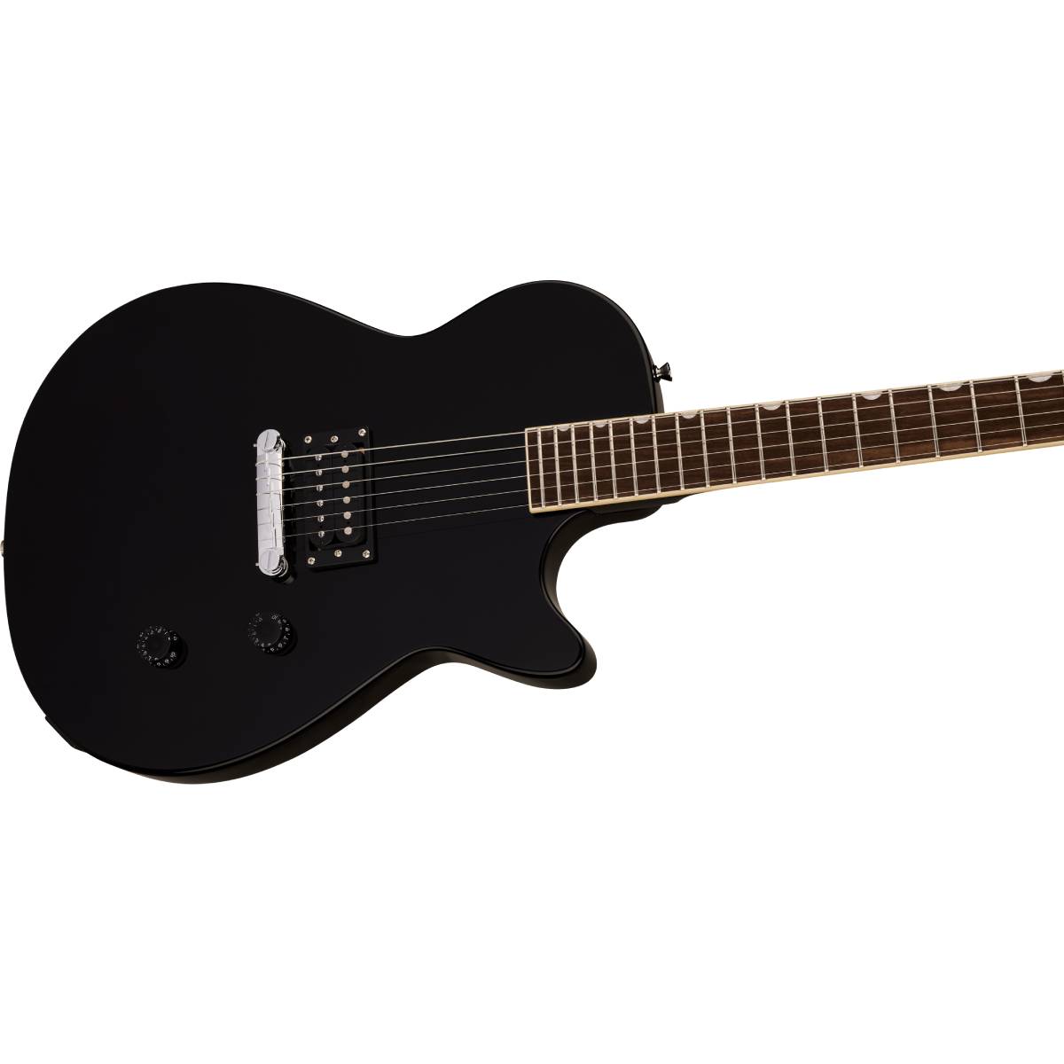 Gretsch Streamliner Jet Club 1 Pickup Electric Guitar Jet Black - 2814101506