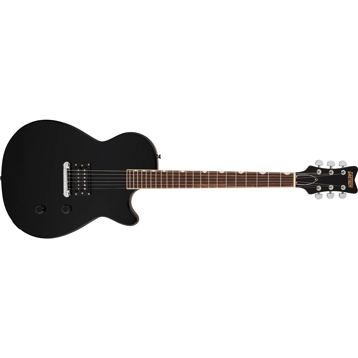 Gretsch Streamliner Jet Club 1 Pickup Electric Guitar Jet Black - 2814101506