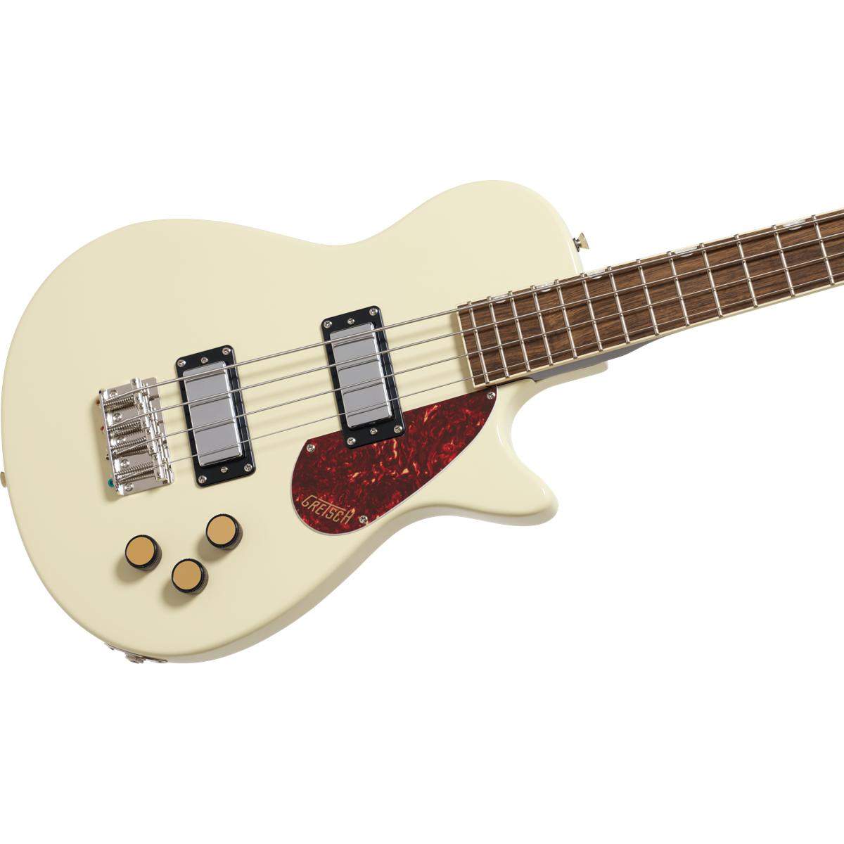 Gretsch Streamliner Jet Club Bass Guitar Single-Cut Vintage White - 2814304505