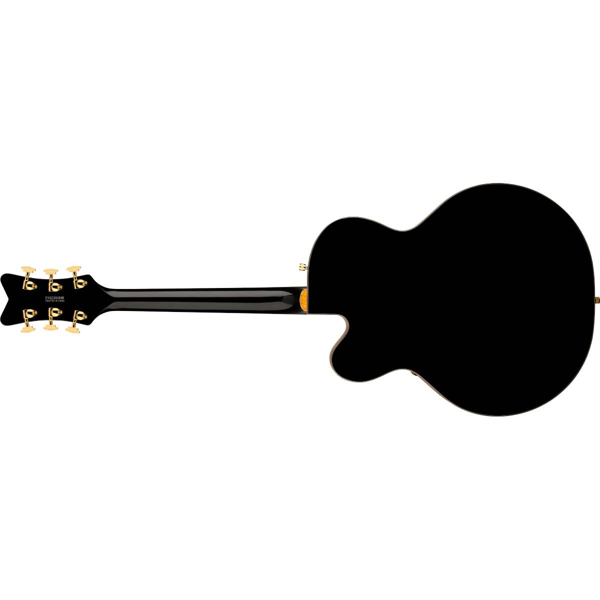 Gretsch Synchromatic Falcon Hollow Body Single-Cut Electric Guitar Black w/ Bigsby - 2506530506