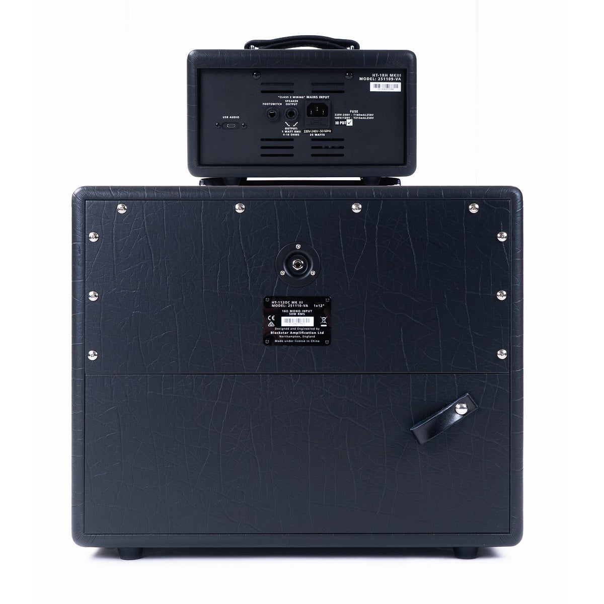 Blackstar HT-1RH & HT-112 MKIII Guitar Amplifier 1w Valve Stack Head & Cab